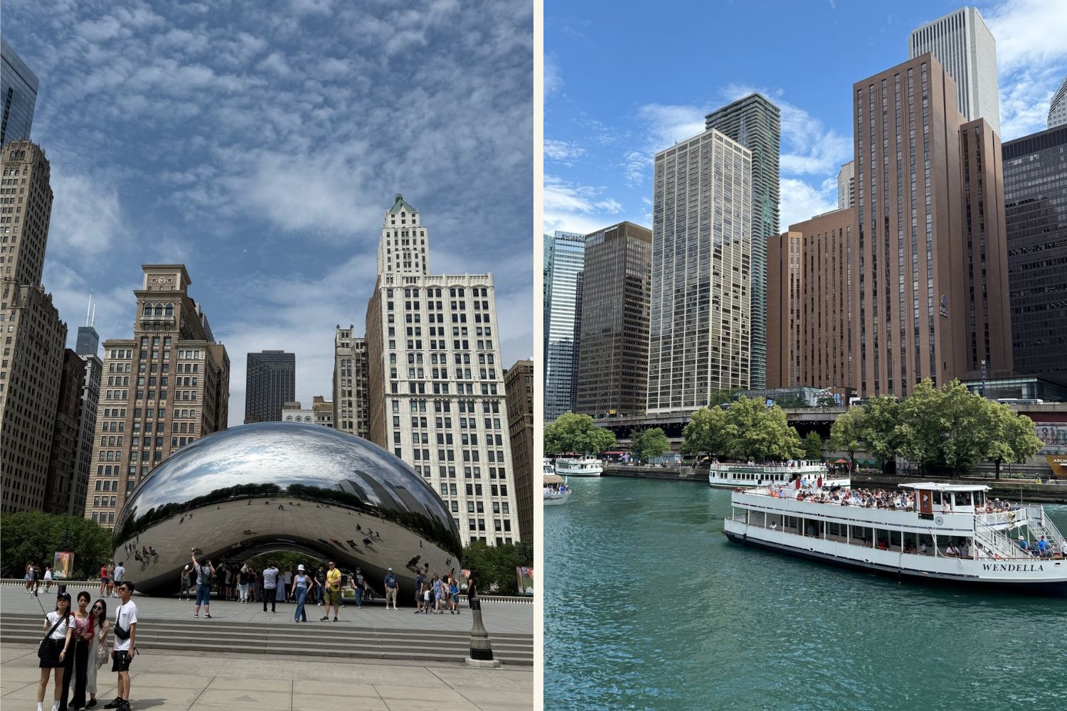 The Bean und der Chicago River
