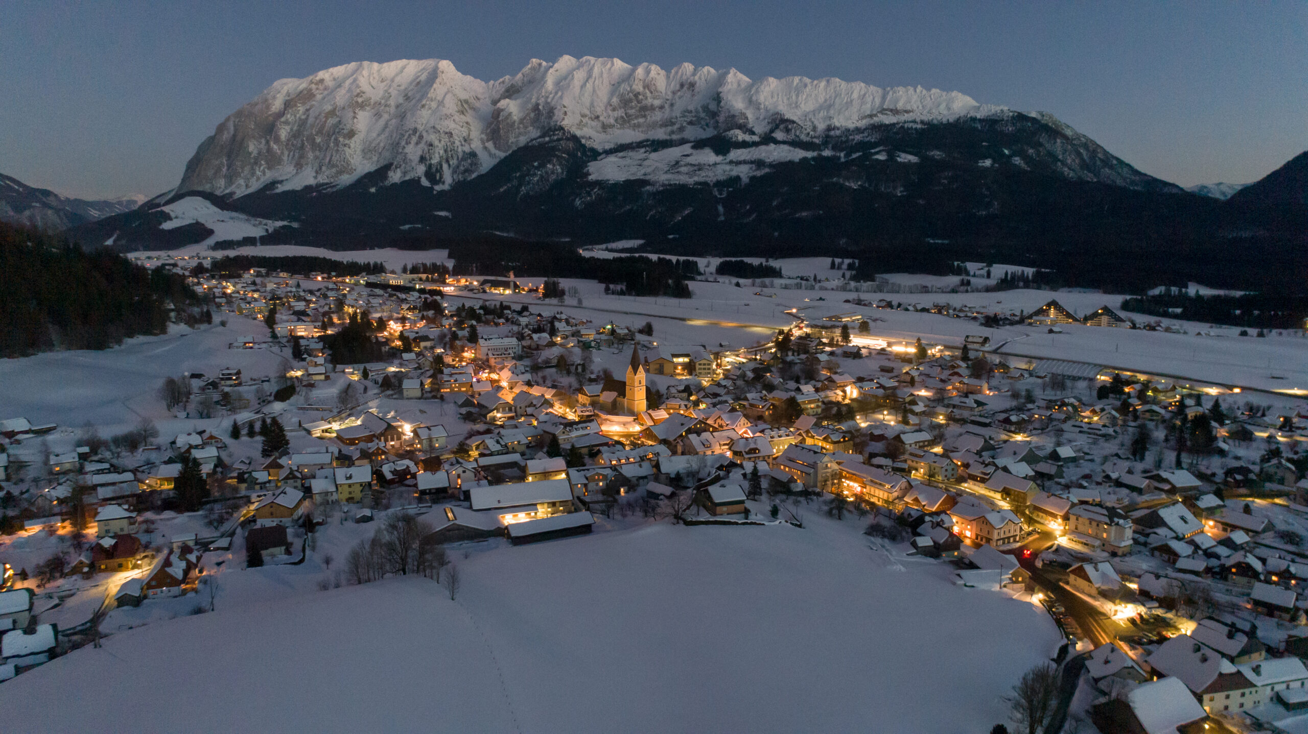 Bad Mitterndorf bei Nacht | (c) TVB Ausseerland - Salzkammergut-Karl Grieshofer