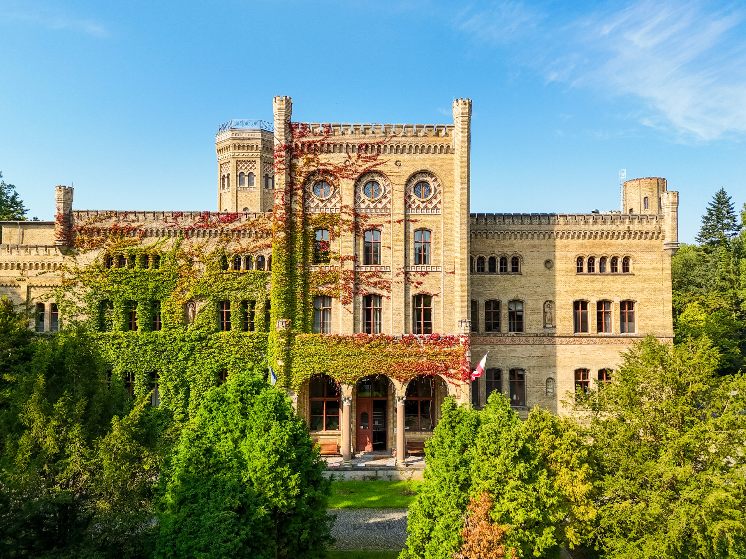 Das Schloss Neetzow von außen