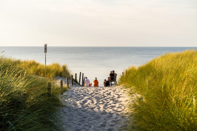Der Strand in Ahrenshoop
