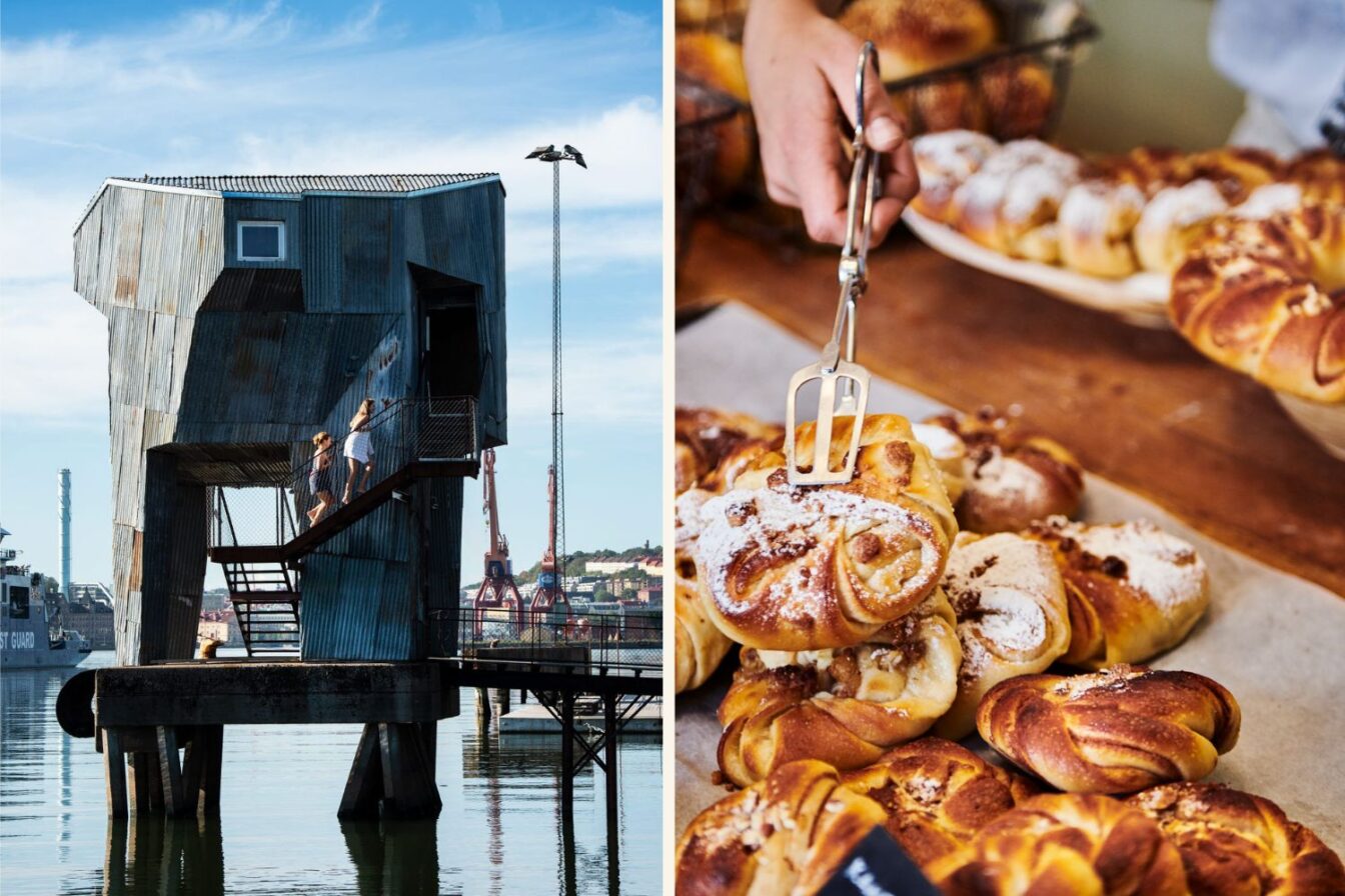 Bastun i Jubileumsparken und Kardamomknöpfe in Göteburg, Schweden.
