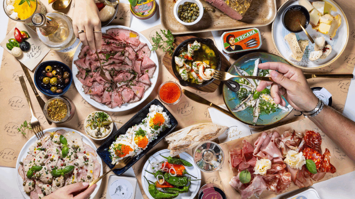 Goldkost Graz voller Tisch