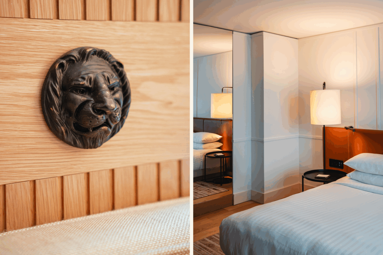 Details aus einem Zimmer im München Marriott City West