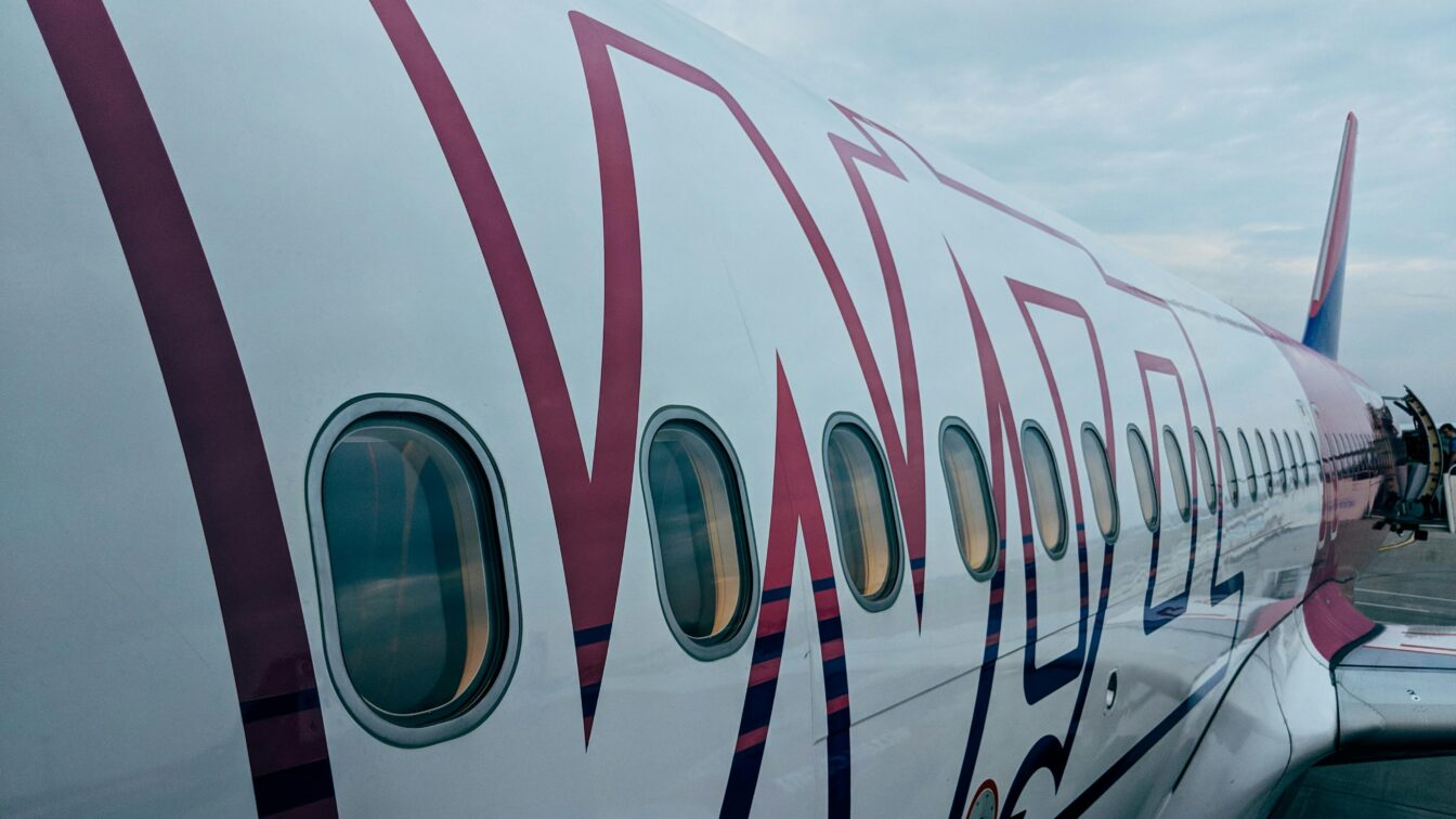 Flugzeug der Wizz Air-Flotte