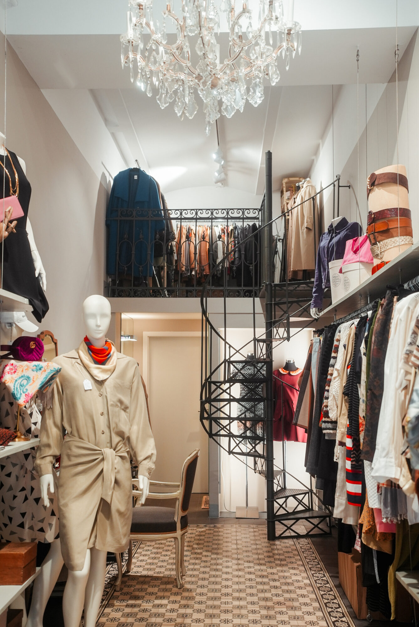 Blick in das Geschäft Designer Secondhand Vienna in Wien