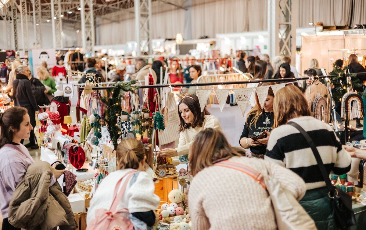 Ansicht vom Edelstoff Designmarkt in der Marx Halle im 3. Bezirk