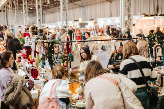 Ansicht vom Edelstoff Designmarkt in der Marx Halle im 3. Bezirk