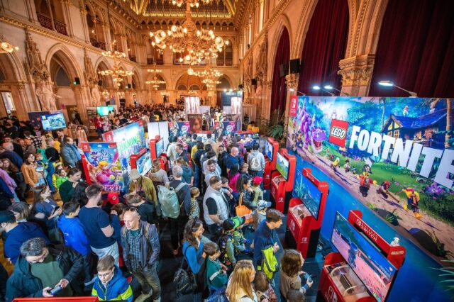 Game City 2025 im Rathaus in Wien: Innenansicht