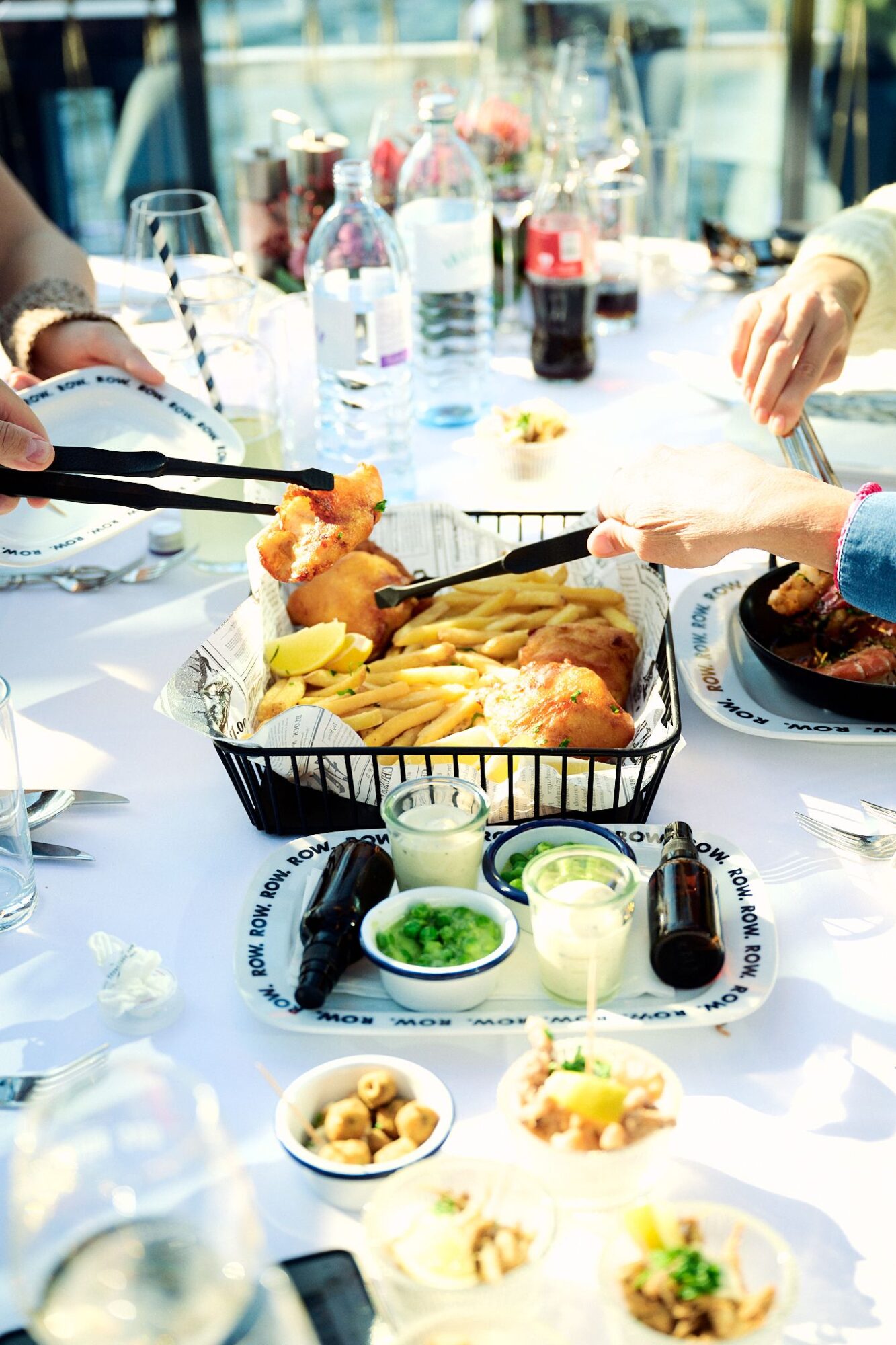 Speisen im Restaurant das Bootshaus in Wien