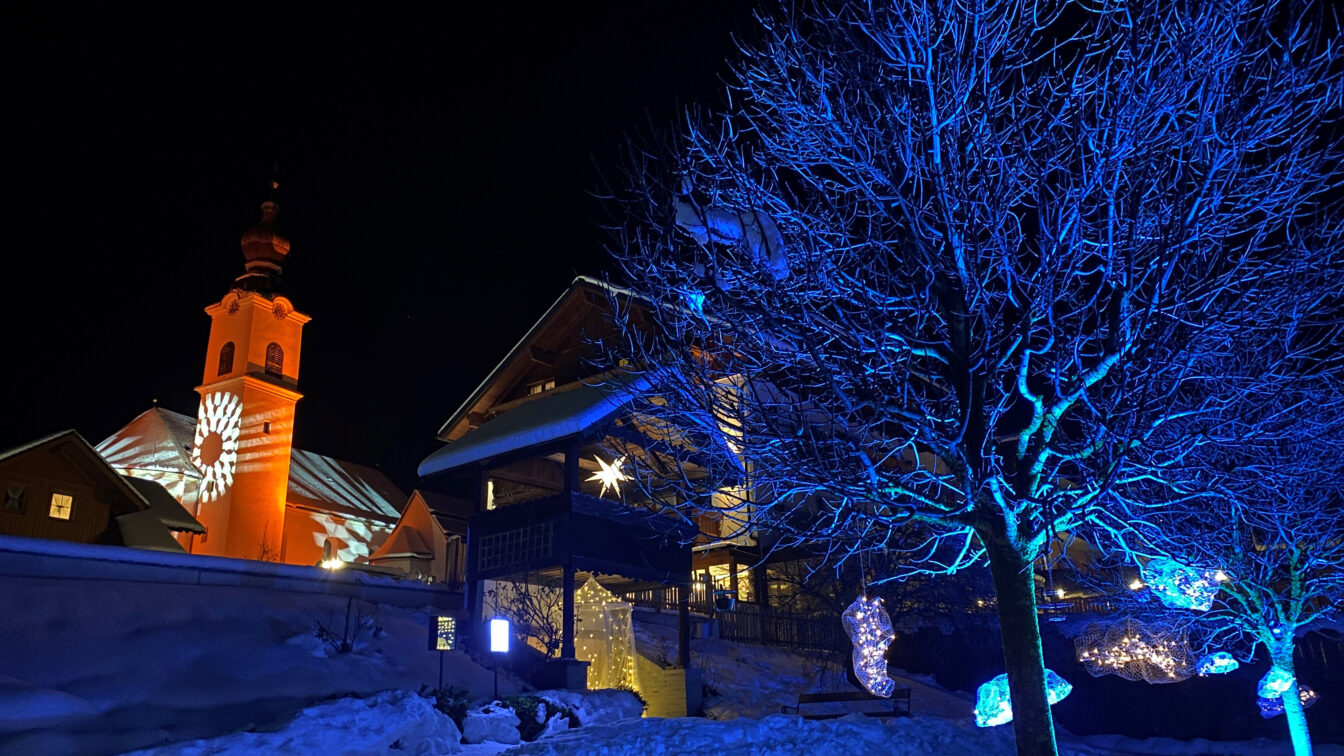 Lichterpfad in Haus im Ennstal in der Region Schladming-Dachstein in der Steiermark