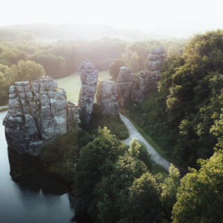 Die Externsteine im Teutoburger Wald
