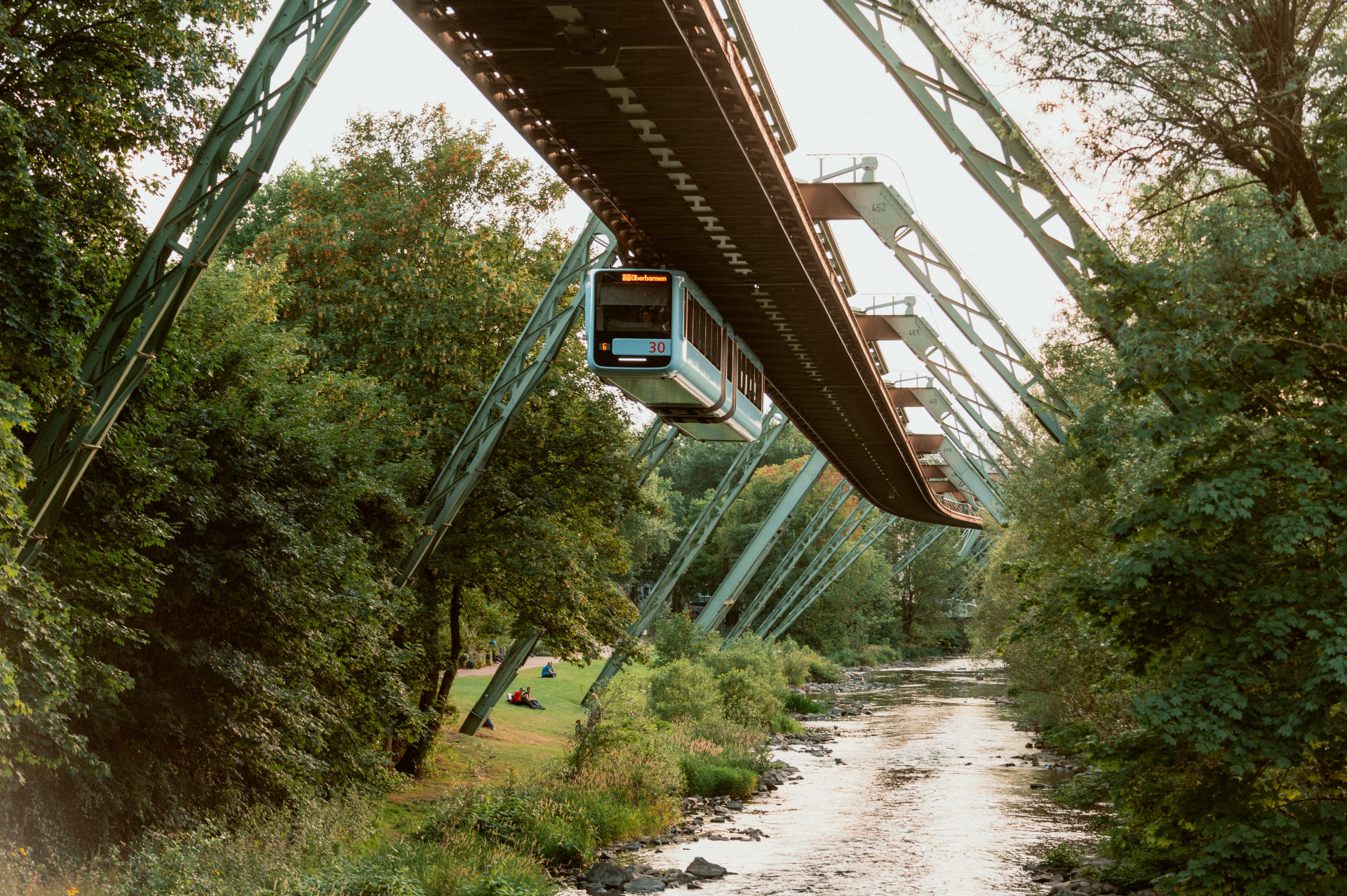 Die Schwebebahn im Wuppertal