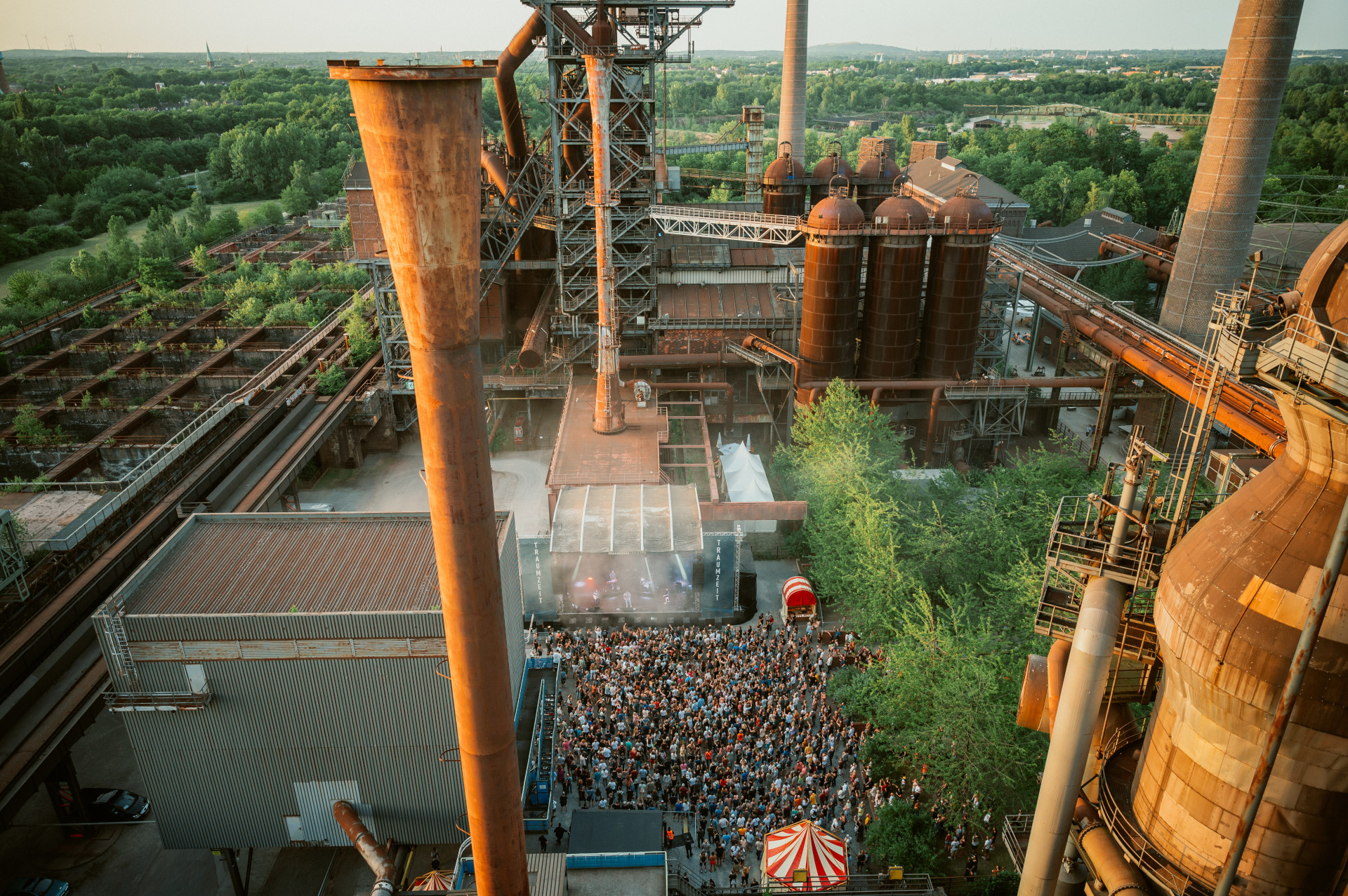 Das Traumzeit Festival aus der Vogelperspektive