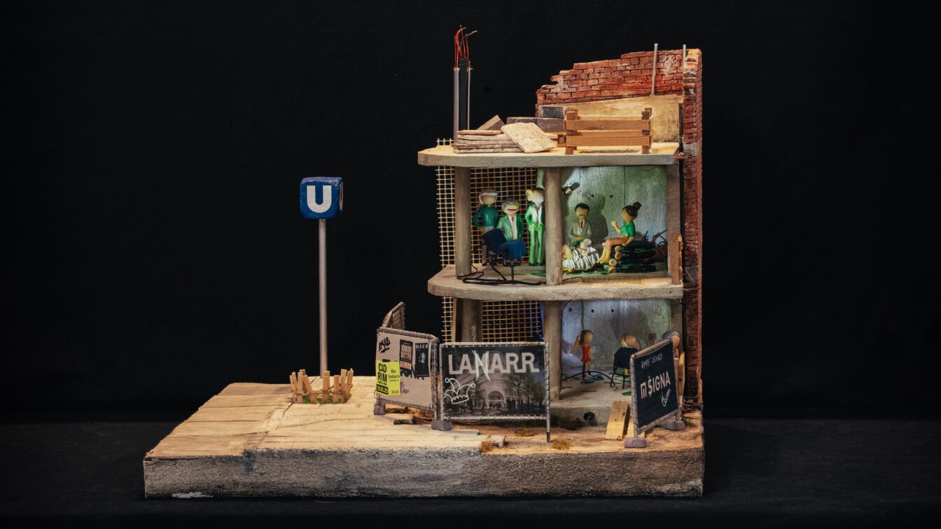 das Wiener Kaufhaus Lamarr als Weihnachtskrippe