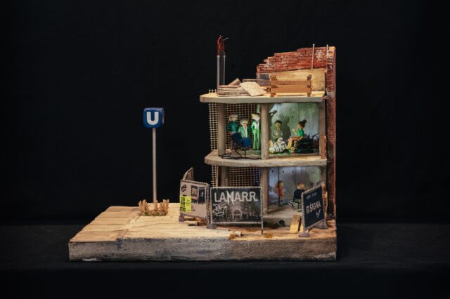 das Wiener Kaufhaus Lamarr als Weihnachtskrippe