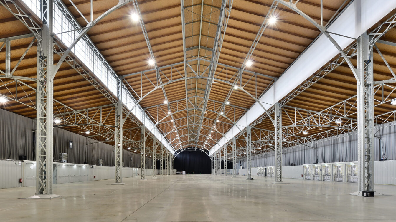 Blick in die Marx Halle im 3. Bezirk in Wien