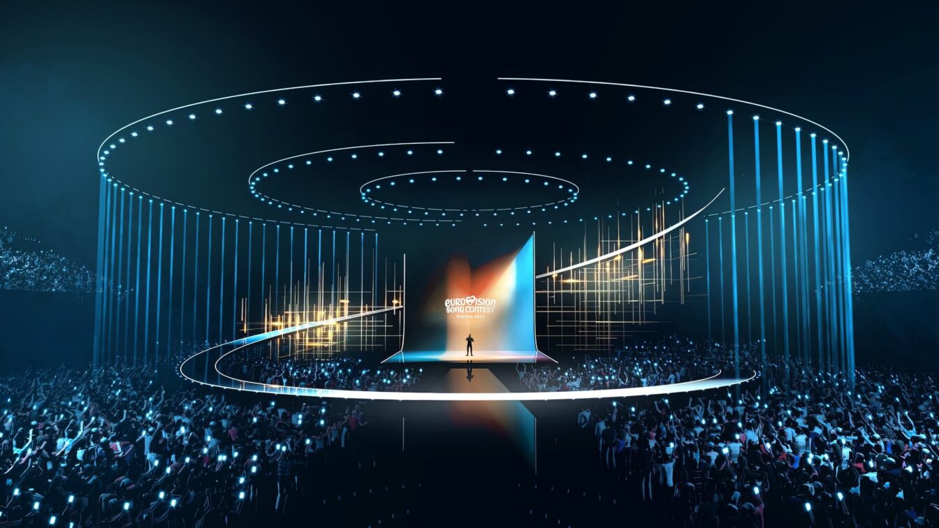 Stage Design, Vision, Musik und Regie: ORF liefert spannende Updates zum 70. Eurovision Song Contest - Der ORF präsentierte bei einem umfassenden Medienupdate am 16. Dezember in der Wiener Stadthalle die neuesten Entwicklungen zum 70. Eurovision Song Contest in Wien. Höhepunkt der Medienveranstaltung war die Präsentation des Stage Designs der großen ESC-Bühne für die Shows im Mai. Darüber hinaus informierten ORF-Generaldirektor Roland Weißmann, ORF-Programmdirektorin Stefanie Groiss-Horowitz und ESC-Executive-Producer Michael Krön u. a. über die Vision des ORF zum Song Contest, Show-Elemente wie Regie, Musik und Licht sowie über den aktuellen Stand zum Ticketing. Das Medienupdate wurde von Alexandra Maritza Wachter moderiert und auf ORF ON live gestreamt. Dort ist die Sendung on demand abrufbar. - Im Bild: Visualisierung des Bühnendesigns. Foto: ORF/Wieder Design Studios. Veröffentlichung honorarfrei nur für redaktionelle Berichterstattung in Sendungszusammenhang und mit Copyrightangabe. Kontakt: foto@orf.at