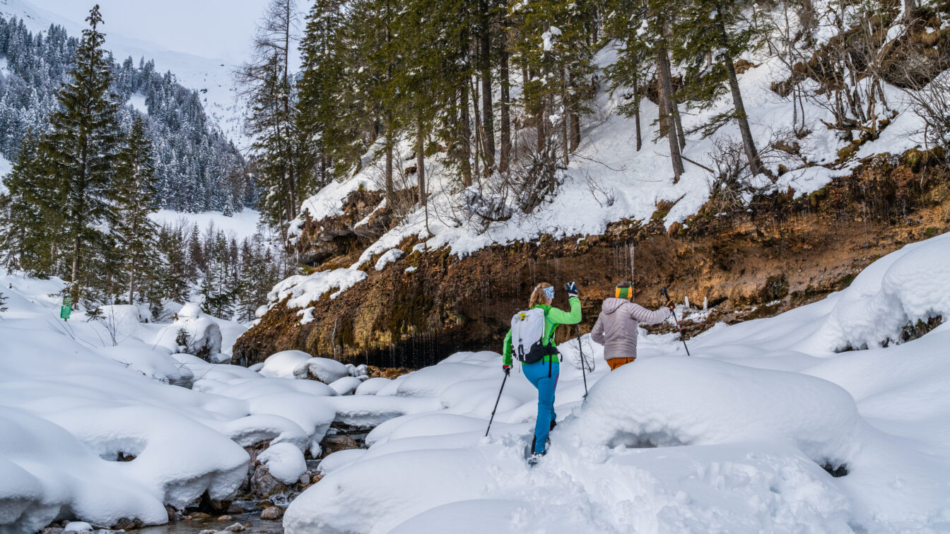 Triefen Hinterthal im Winter: Eine Winterweit-Wanderung im Schnee am Hochkönig