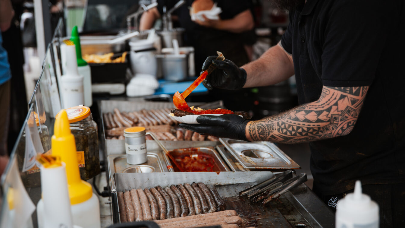 Kulinarik Festivals in Wien: Foto von Bosna auf der Veganmania
