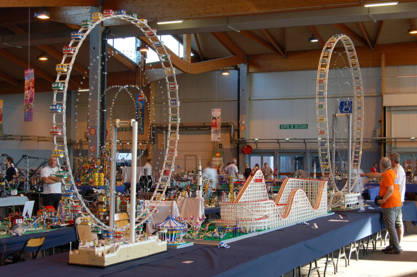 Klemmbaustein-Modelle auf der Messe World of Bricks in Wien