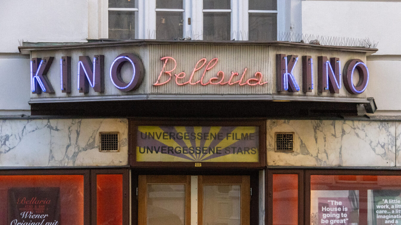 Das Bellaria Kino kurz vor seiner Wiedereröffnung.