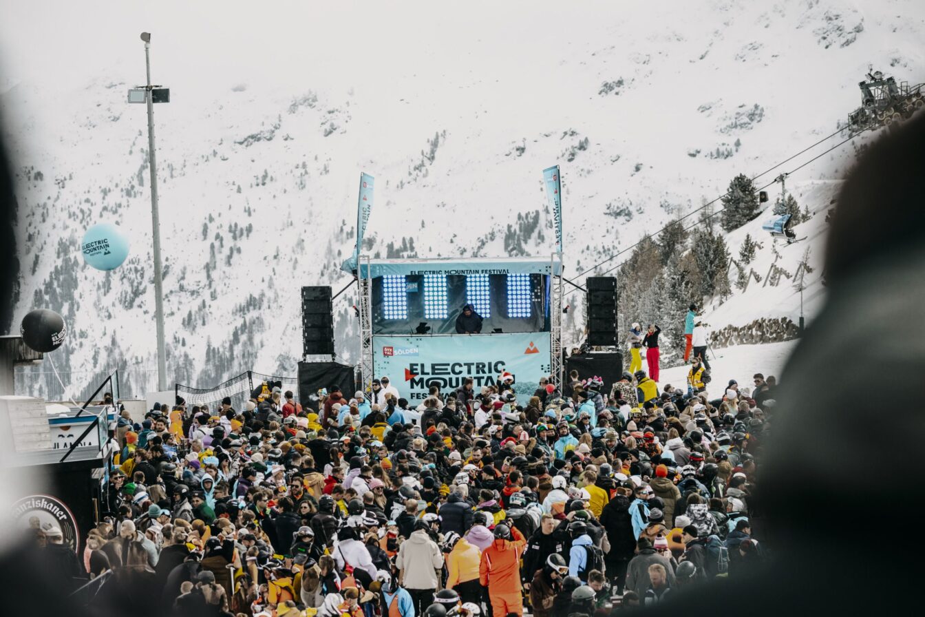 Eindrücke vom Electric Mountain Festival in Sölden.