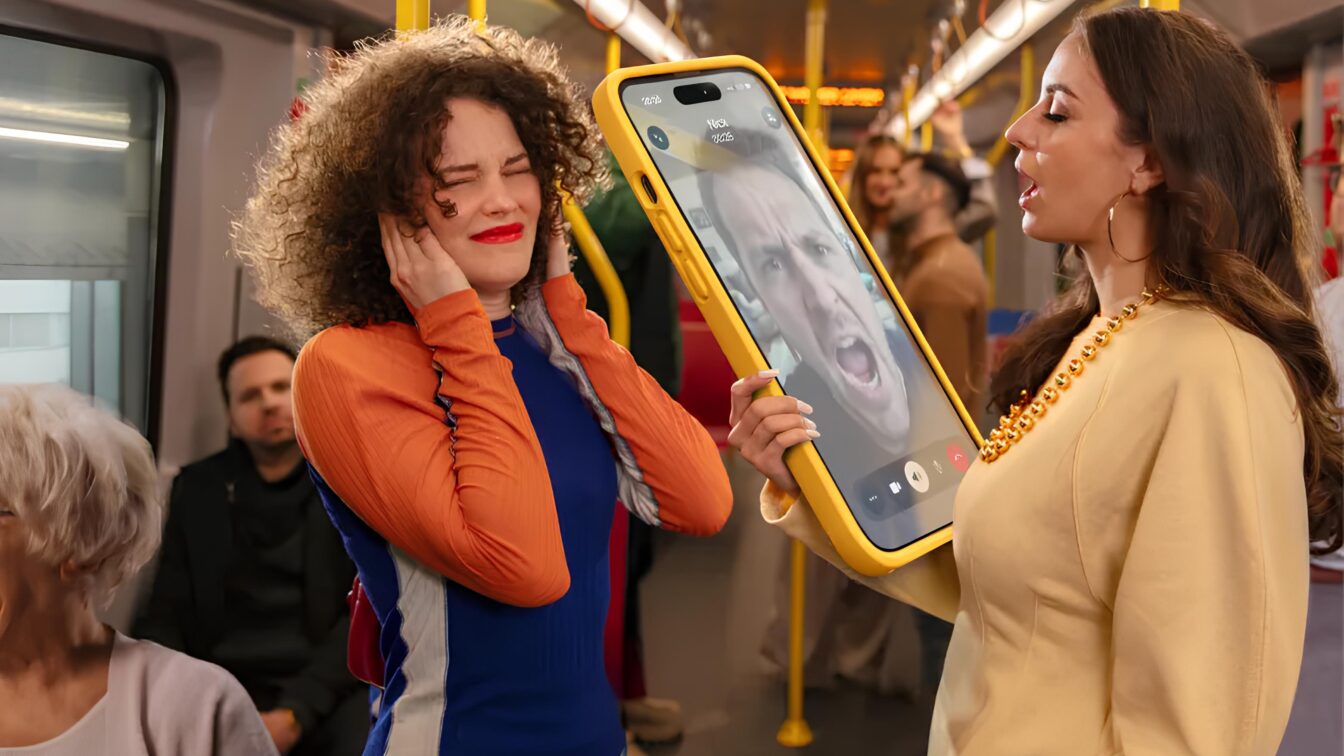 Bild-Sujet zur "Host kan Genierer" Kampagne der Wiener Linien