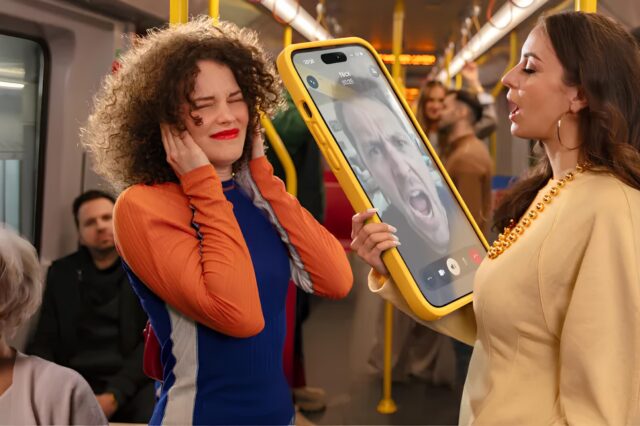 Bild-Sujet zur "Host kan Genierer" Kampagne der Wiener Linien