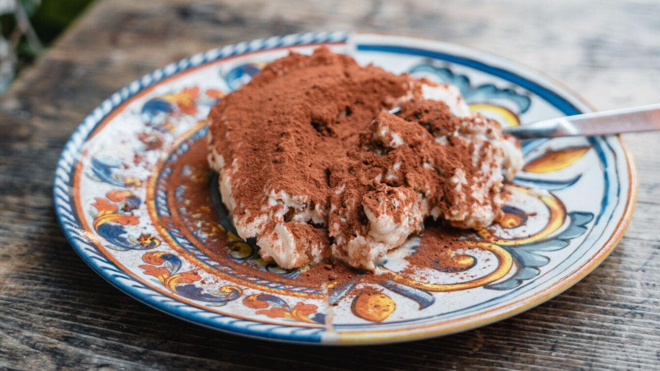 Tiramisu in Florenz, Italien