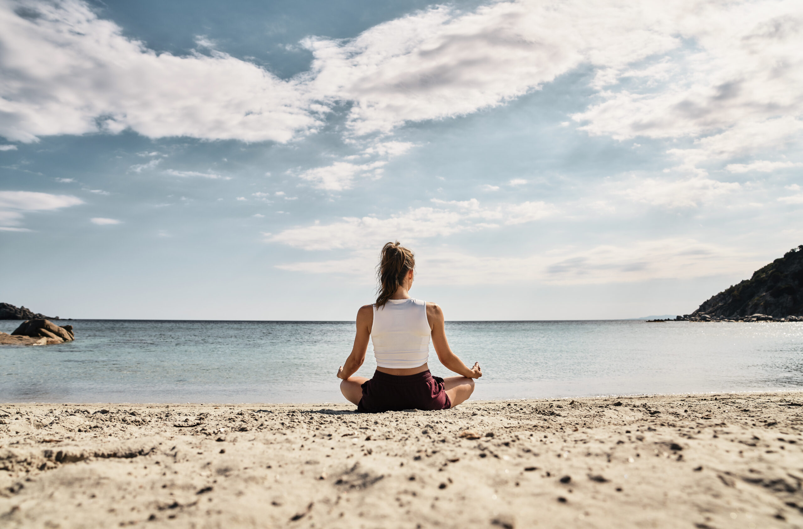 Yoga am Strand