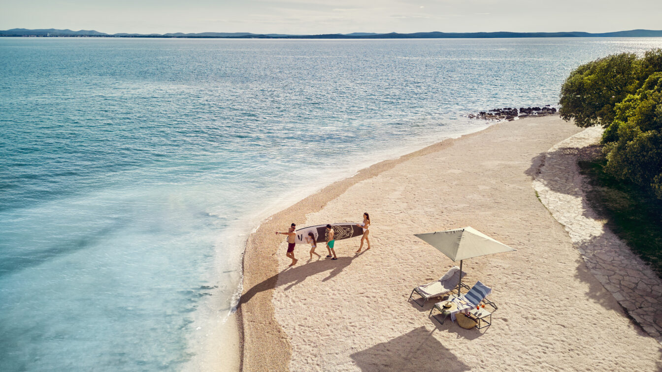 Familie am Strand
