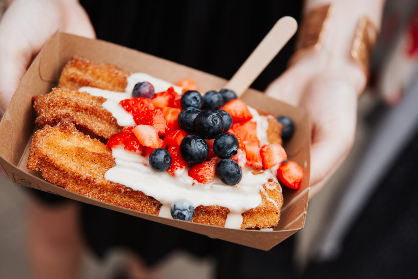 Veganmania in Graz findet 2026 am Grazer Hauptplatz statt und bietet unter anderem Churros.