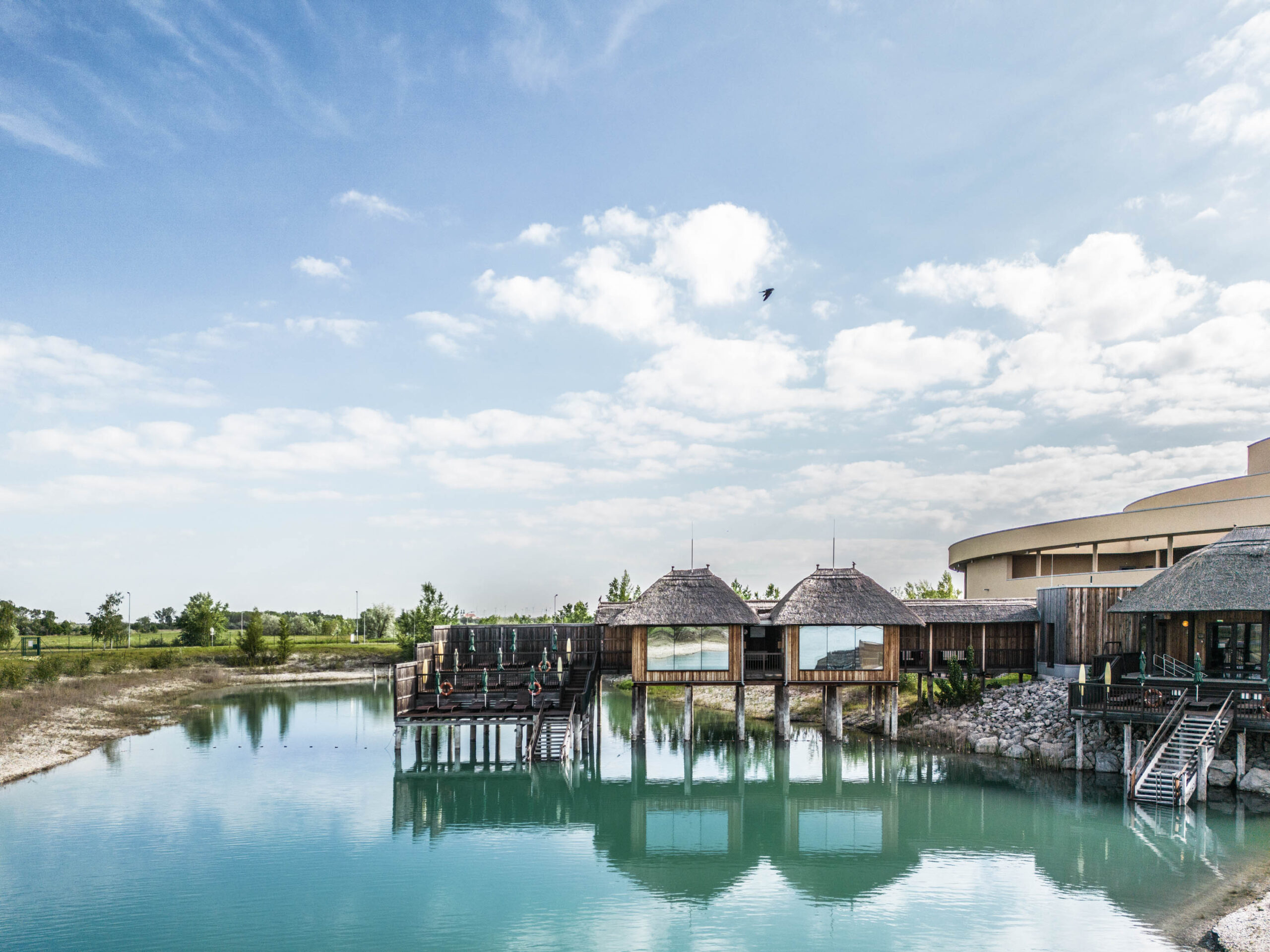 Der See-Spa-Sauna in der St. Martins Therme & Lodge