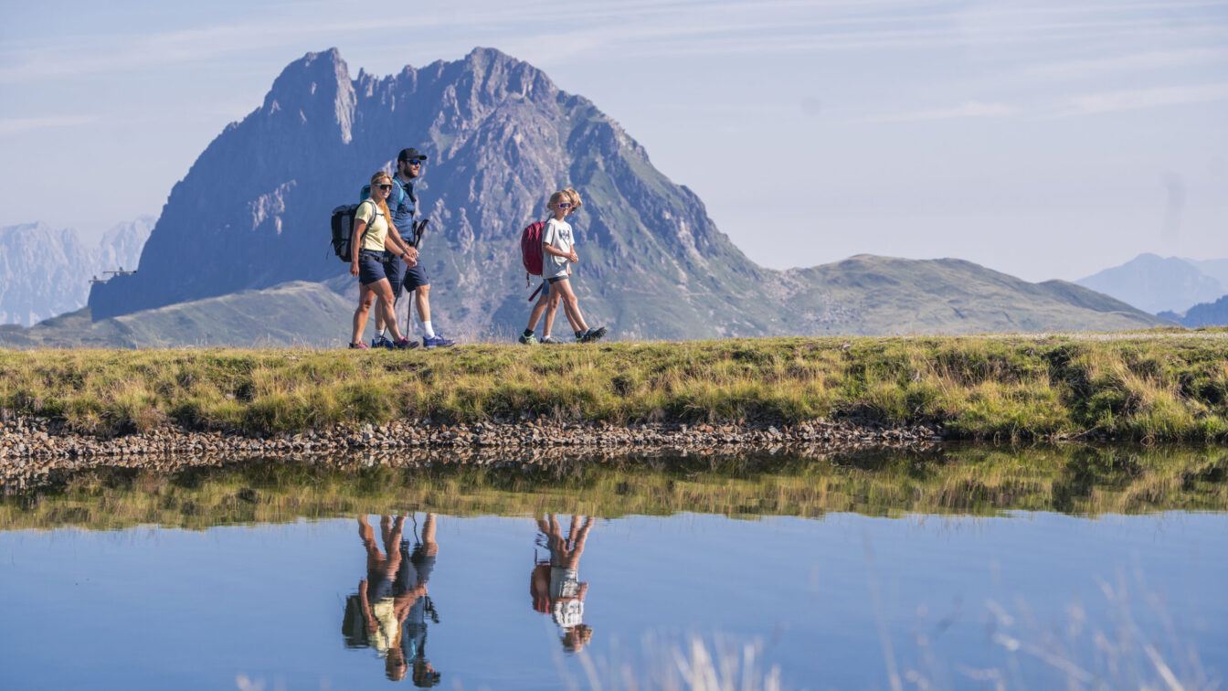 Familienwanderung in der Wildkogel-Arena