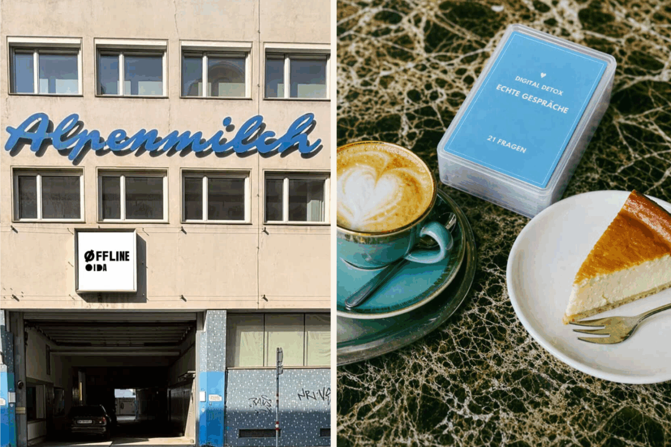 Eindrücke vom Offline Oida Digital Detox Pop Up im Lokal im Hof.