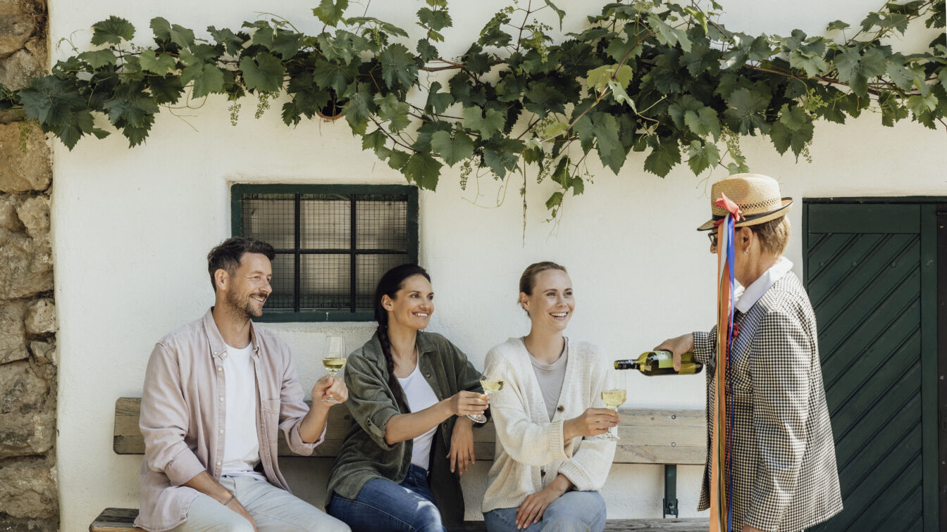 Wein im Weinviertel: Poysdorf Radyweg_Kellergassenfuehrung