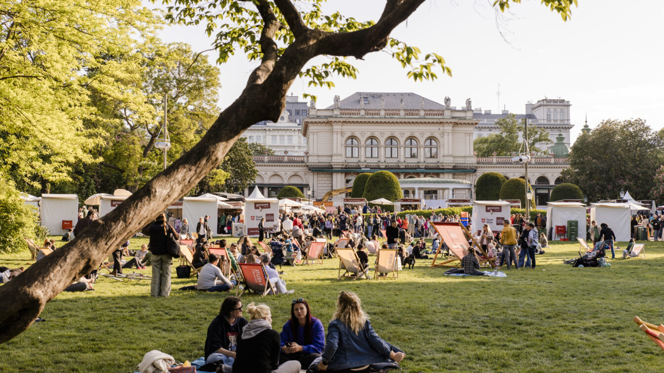 Genuss-Festival 2025 im Wiener Stadtpark mit über 100 Betrieben und regionalen Spezialitäten.