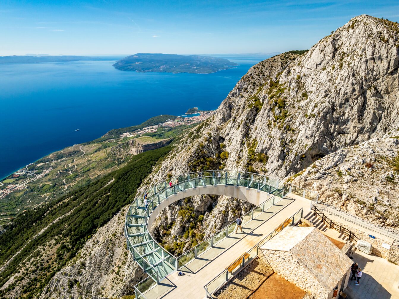 Skywalk, Biokovo in Kroatien