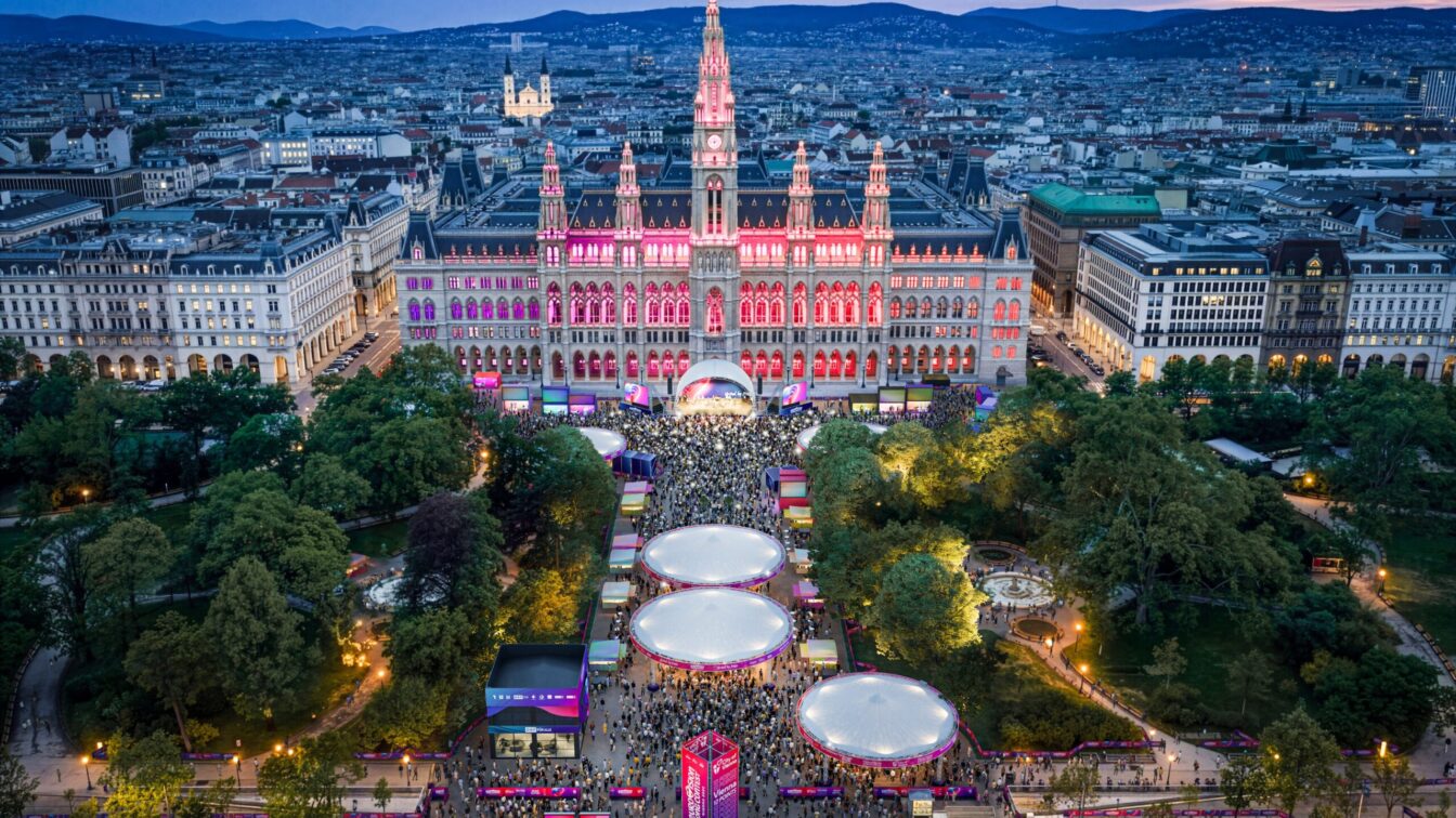 Rendering: Eurovision Village Rathausplatz Public Viewing ESC