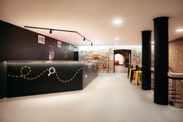 der Eingangsbereich bei Team Escape in Wien