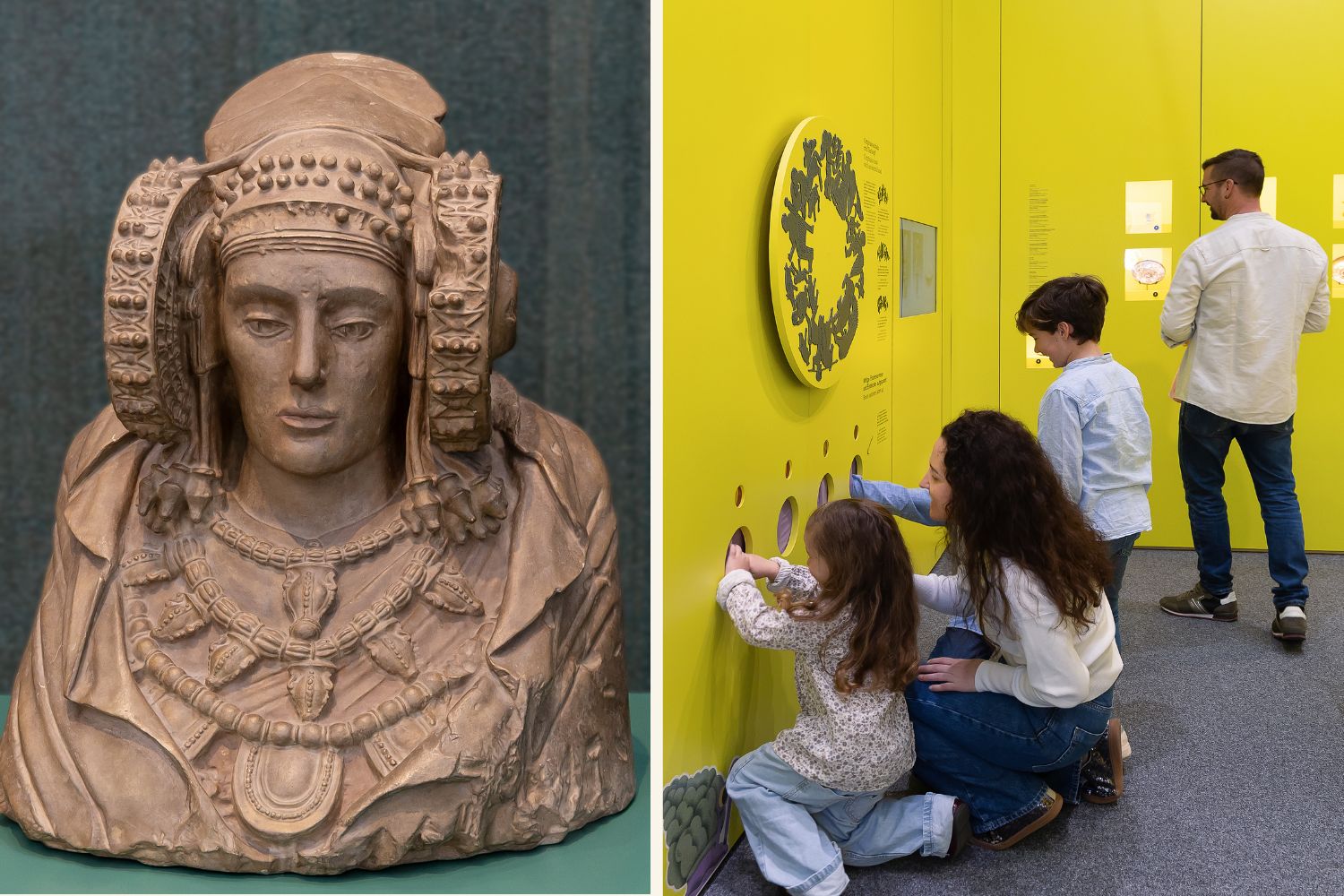 Dama de Elche und Mitmachstationen im MAMUZ Museum Mistelbach