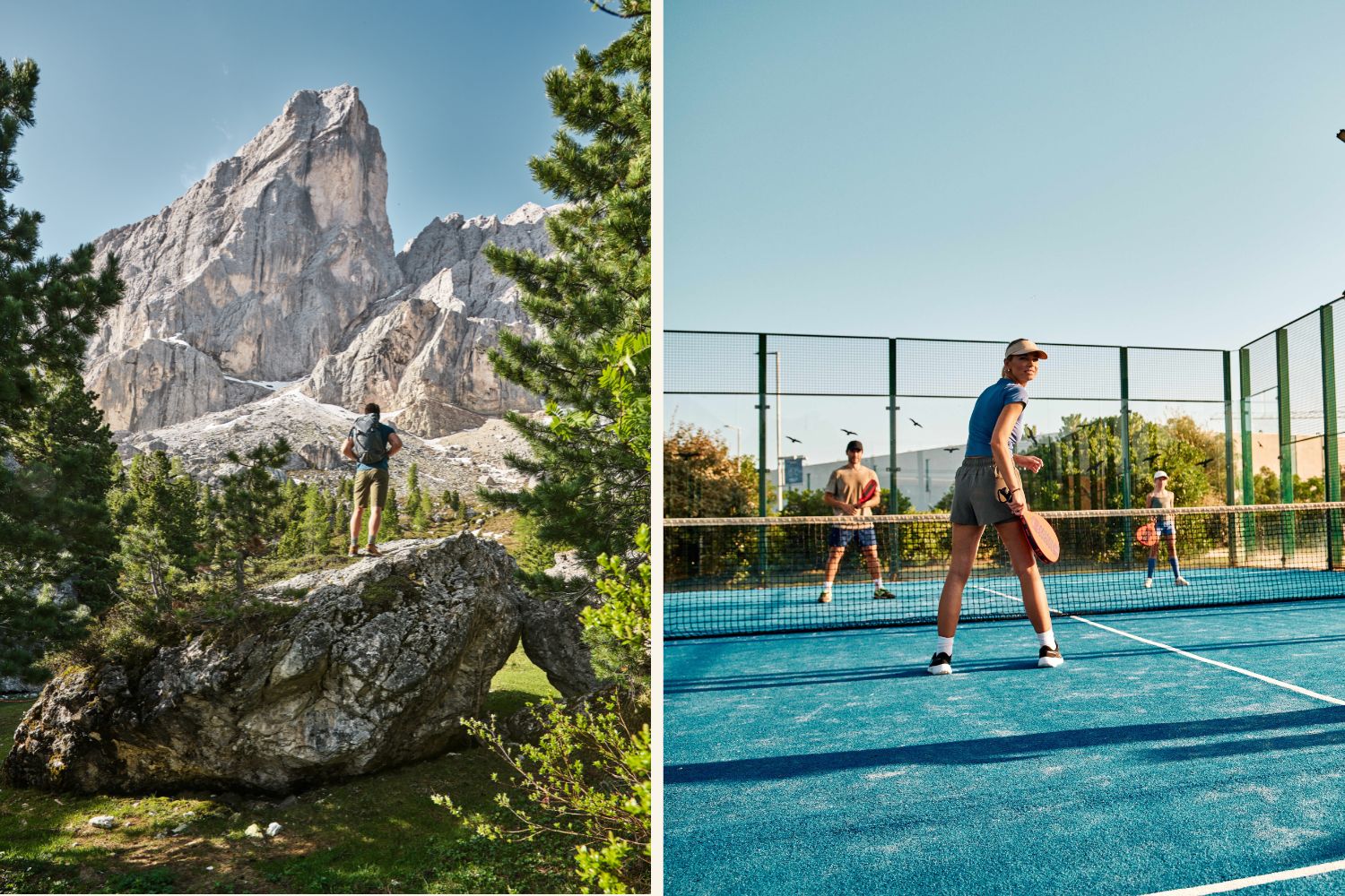 Wandern und Padeltennis im Falkensteiner Aktivhotel