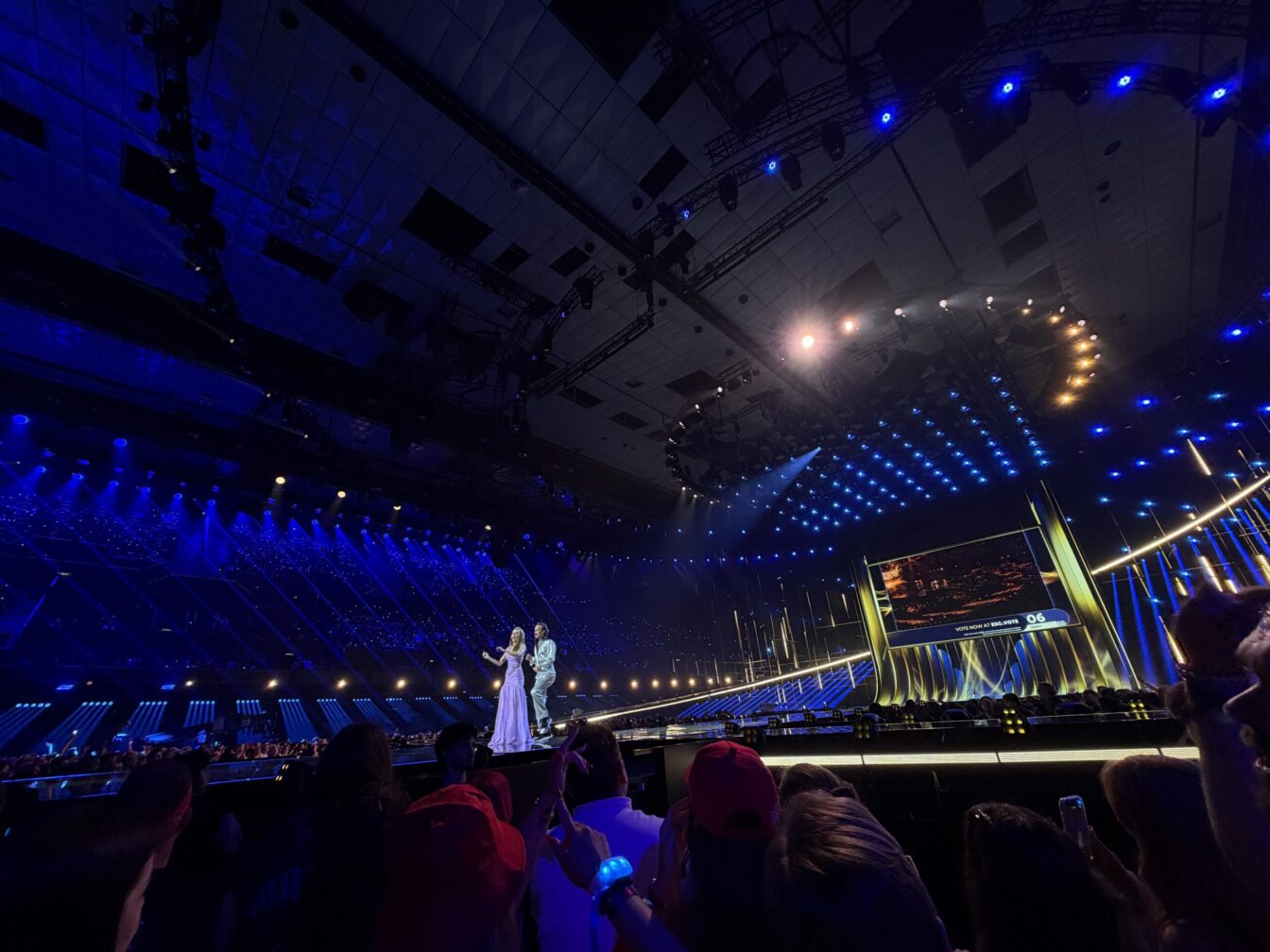ESC 2026: Foto von der Bühne in der Wiener Stadthalle