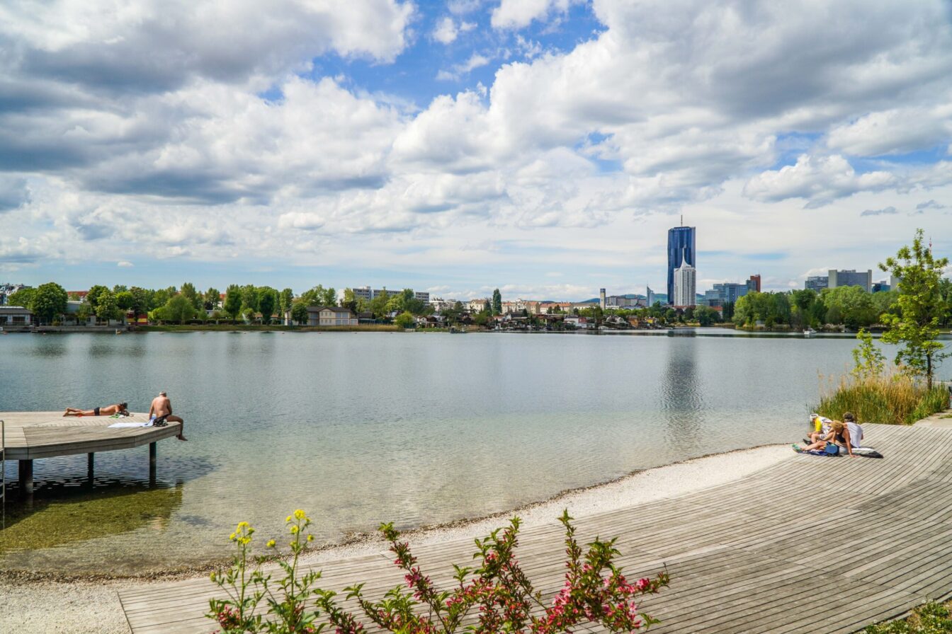 Alte Donau: Konsumfreie Liegeflächen: ArbeiterInnenstrand und Strombucht