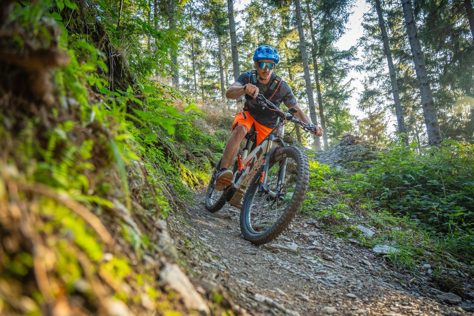 Mountainbiker im Burgenland