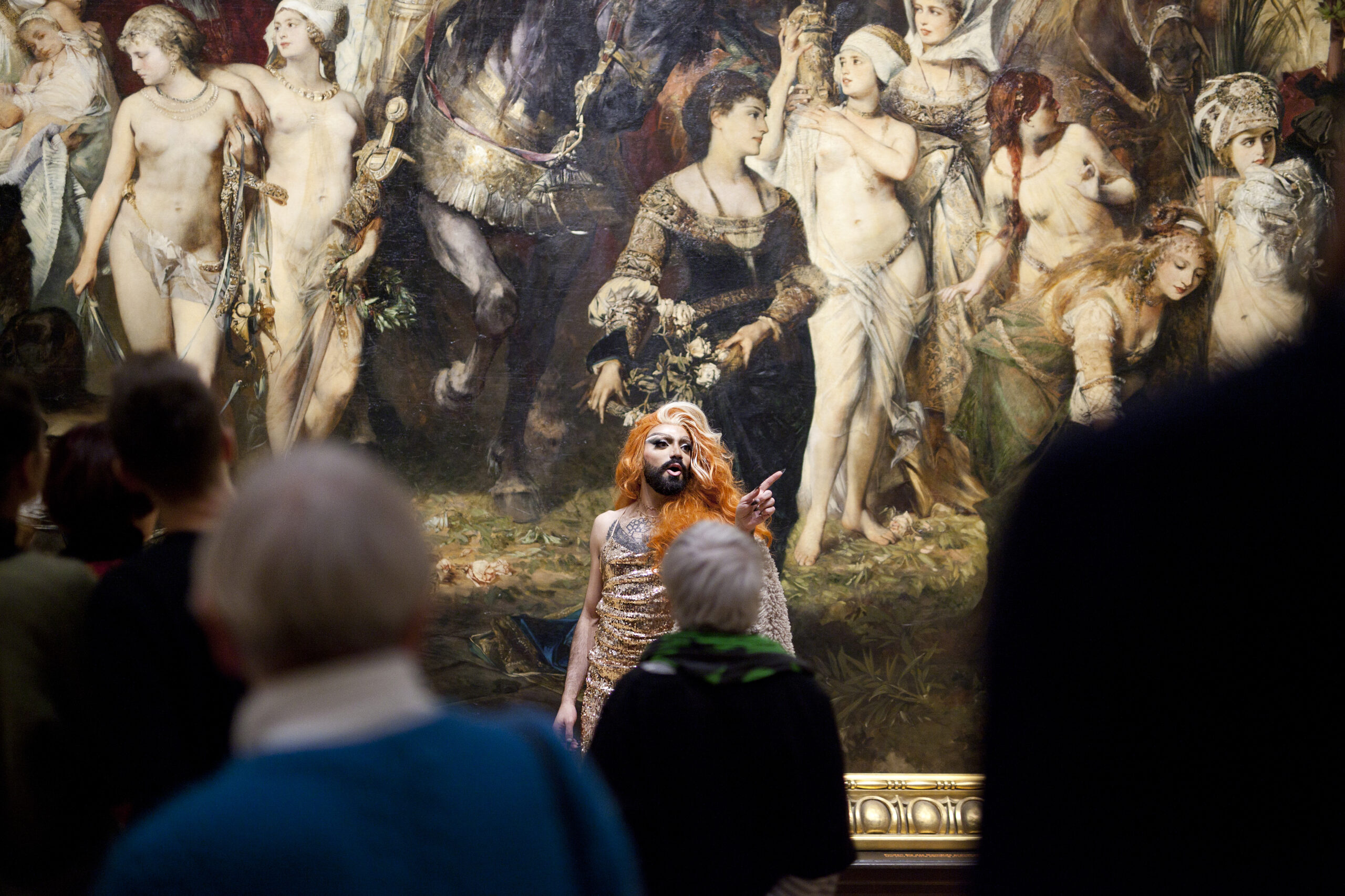 Drag Führung in Museum in Hamburg