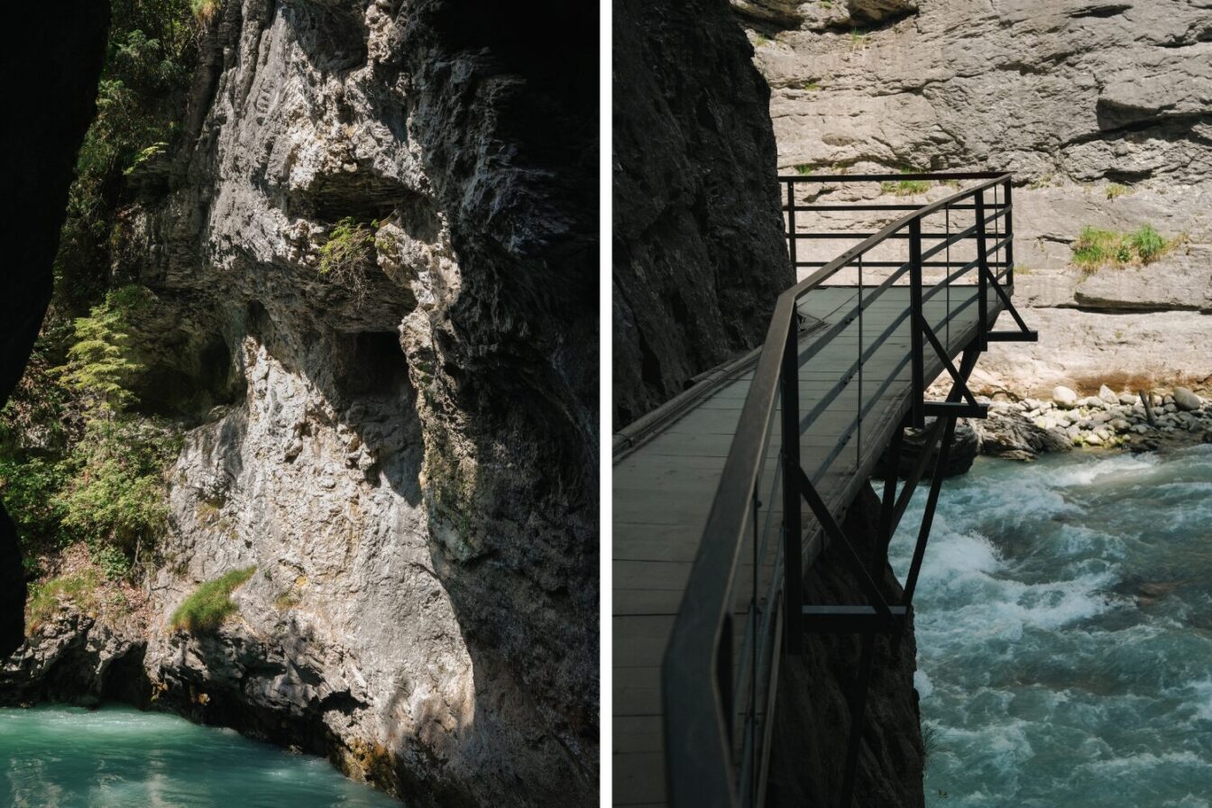 Aareschlucht Berner Oberland in der Nähe von Luzern