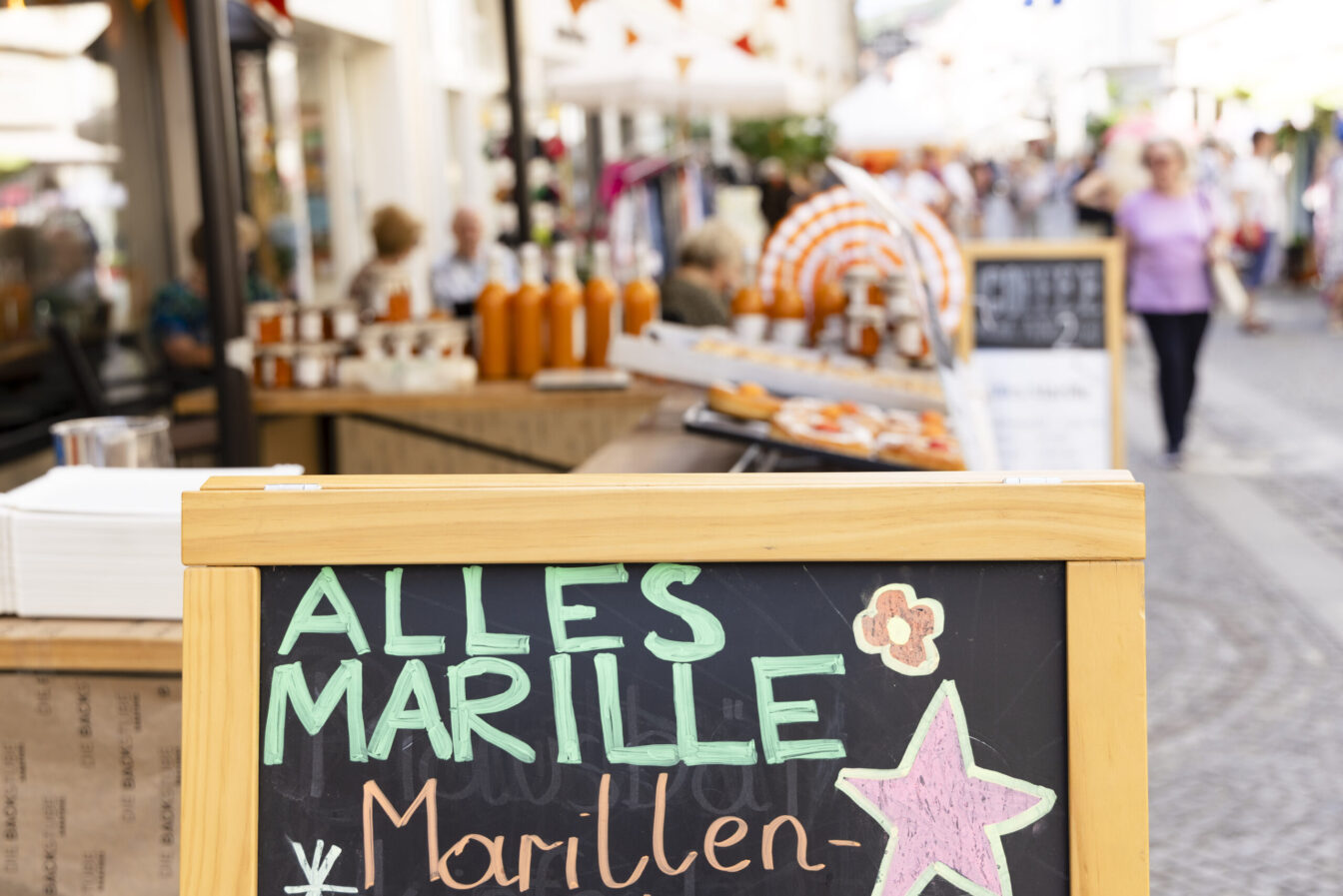 Alles Marille in der Wachau in der Kremser Altstadt