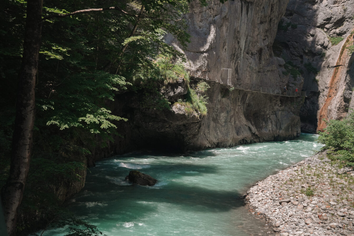 Aareschlucht Berner Oberland in der Nähe von Luzern
