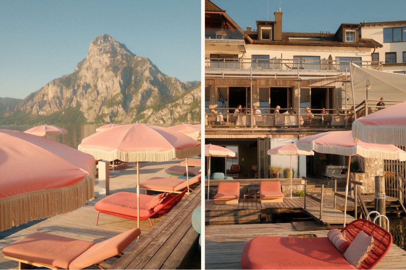 Blick auf den Traunseeee im Das Traunsee, Traunkirchen